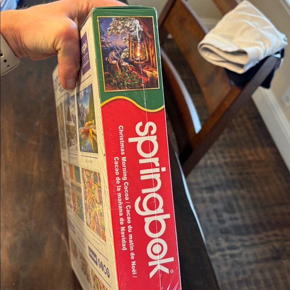 Springbok 1000 Piece Puzzle, Christmas Morning Cocoa - Picture 2 of 3